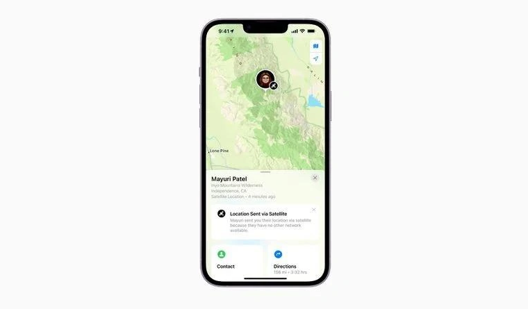 富锦苹果14维修分享iPhone14系列中 FindMy功能通过卫星分享位置方法教程 