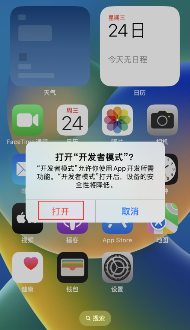 富锦苹果手机维修分享如何打开开发者模式 