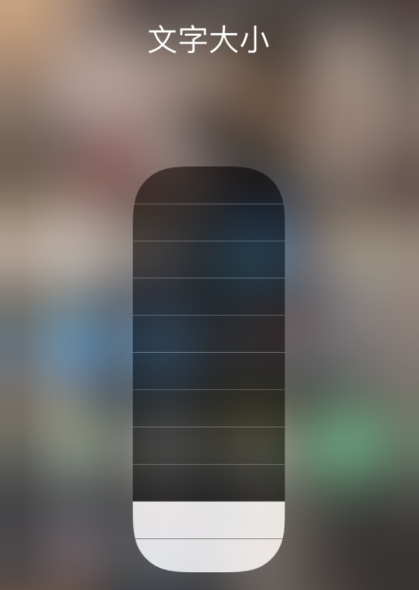 富锦苹果手机维修分享小技巧：在 iPhone 控制中心快速调节字体大小 